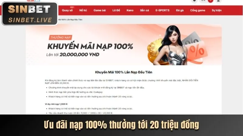 Khuyến mãi chào mừng 666vn